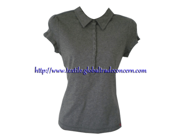 Lady's Knit Polo Shirt